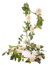 *OPEN ROSE GARLAND IVORY